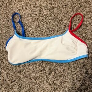 Wild Fable Blue and Red Bikini Top